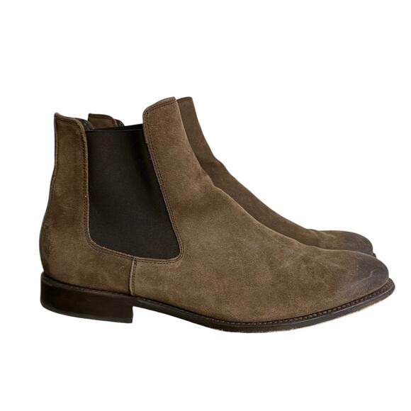 Thursday Boot Company Cavalier Chelsea Boots Suede Mushroom  display picture 1